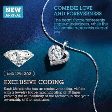 ONLYLIKE Heart Pendant Necklace Gift for Loved Ones