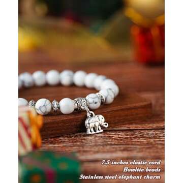Unique Tarsus White Elephant Bracelet for Fun Celebrations