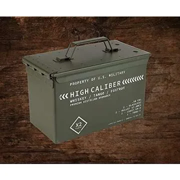 Titan LSO Tactical Box Whiskey Set for Enthusiasts