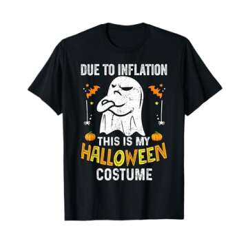 Funny Halloween Due To Inflation This Is My Halloween Costume T-Shirt