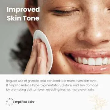 Glycolic Acid Toner for Face - Facial Toning Solution - 8% Glycolic Acid - Hydrating, Anti-Aging, Exfoliating Face Toner for Women & Men - with AHA, Aloe Vera, & Rosemary Extract Skin Toner - 8 Fl Oz