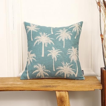 TRENDIN Palm Tree Pillow Covers for Stylish Home Decor