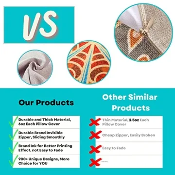 TRENDIN Palm Tree Pillow Covers for Stylish Home Decor