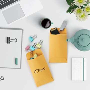 BagDream Coin Envelopes - 200 Pack for Gifts & Storage