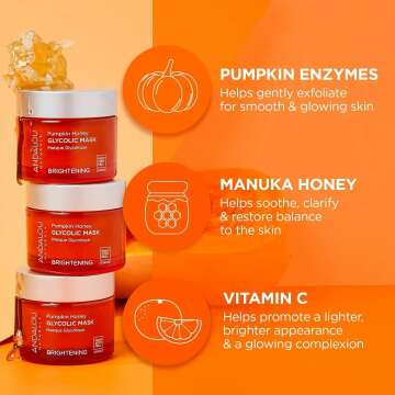 Pumpkin Honey Glycolic Mask for Radiant Skin