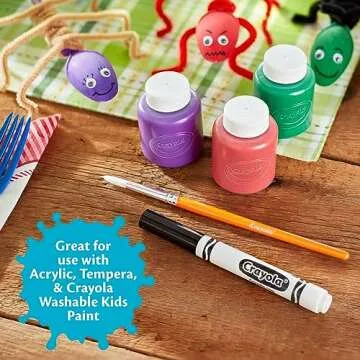 Crayola Paint Brushes Set for Young Artists - 4ct