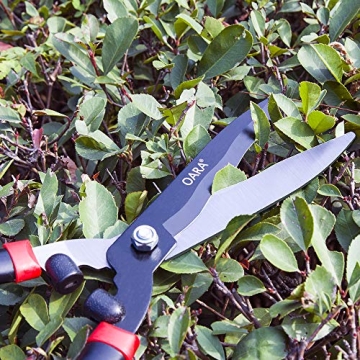 OARA Garden Hedge Shears for Precision Trimming and Comfort