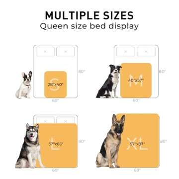 Waterproof Pet Blanket for Dogs and Cats, 85" x 57"