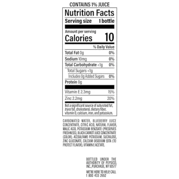 Bubly Burst Sparkling Water Triple Berry 16.9 Fl Oz Pack of 12