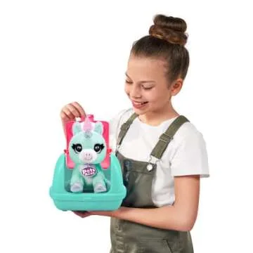 Pets Alive Pet Shop Surprise Unicorn Toys by ZURU - Interactive with Electronic 'Speak & Repeat' Animal Playset Unicorn Gifts for Girls and Kids (Series 2)