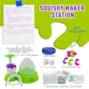 Doctor Squish: Squishy Maker with Glitter Station for Creative Fun