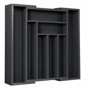 Bamboo Expandable Drawer Organizer for Utensils