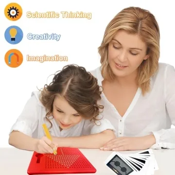 Portable Magnetic Drawing Board for Kids Aged 4-8