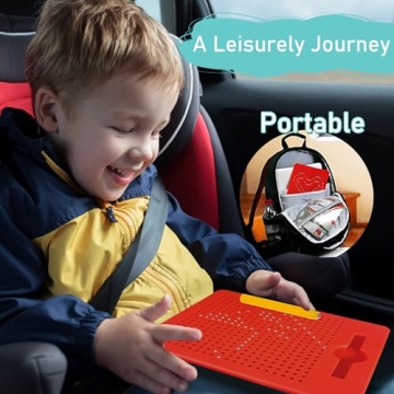 Portable Magnetic Drawing Board for Kids Aged 4-8