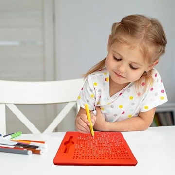 Portable Magnetic Drawing Board for Kids Aged 4-8