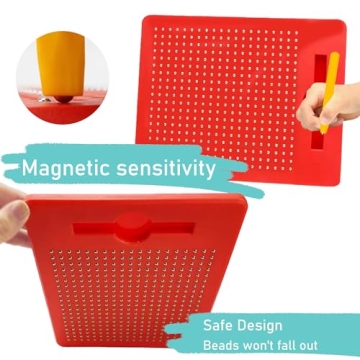Portable Magnetic Drawing Board for Kids Aged 4-8