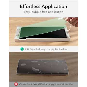 ESR Paper-Feel Screen Protector for iPad Air 5/iPad Air 4 (2022/2020, 10.9 Inch), and iPad Pro 11 (2022/2021/2020), Write and Draw Like on Paper, Face ID and Pencil Compatible, Matte Polymer, 2 Pack