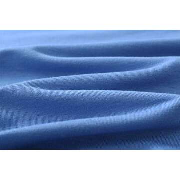 HONG HUI Women's Capri Pajama Sets Plus Size Sleepwear Top with Capri Pants 2 Piece Sleep Set Blue