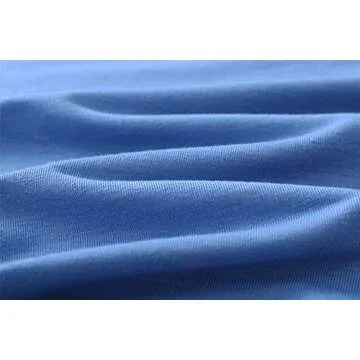 HONG HUI Women's Capri Pajama Sets Plus Size Sleepwear Top with Capri Pants 2 Piece Sleep Set Blue