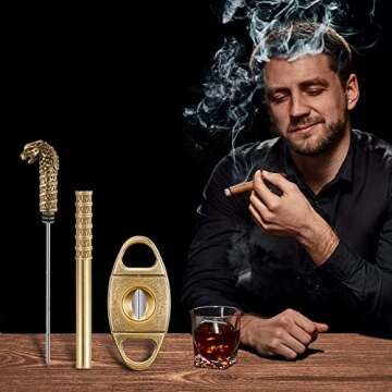 Scotte V-Cut Cigar Cutter Set - Luxury and Precision