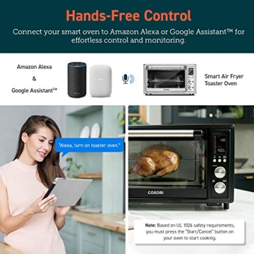 COSORI 13-in-1 Air Fryer Toaster Oven with Smart Control