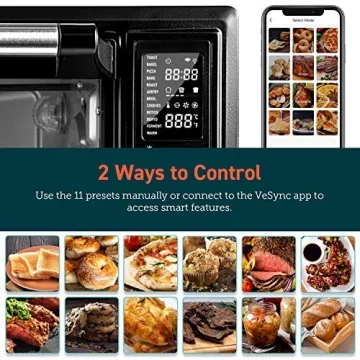 COSORI 13-in-1 Air Fryer Toaster Oven with Smart Control
