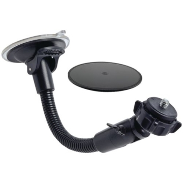 Arkon Mounts - Windshield Suction Car Mount with Flexible Gooseneck and 360° Swivel Adapter