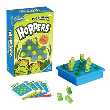 ThinkFun Hoppers Logic Game - Enhances Critical Thinking Skills | Vibrant Multicolor Design | Fun an...