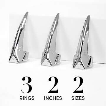 Adjustable Pinky Hair Parting Tool for Precise Braiding & Weaving