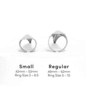 Adjustable Pinky Hair Parting Tool for Precise Braiding & Weaving