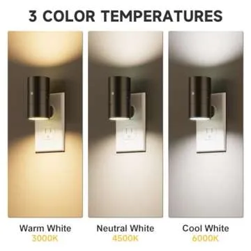 NIORSUN Night Lights Plug Into Wall,Plug in Night Light with 3 Light Modes,Ultra-Slim Design,Dusk to...