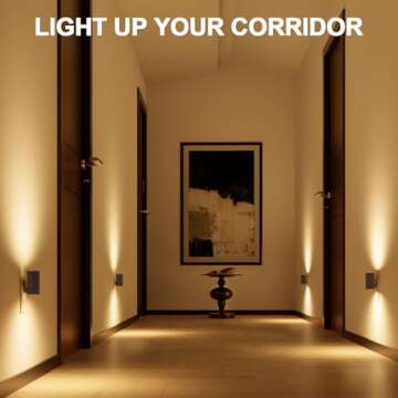 NIORSUN Night Lights Plug Into Wall,Plug in Night Light with 3 Light Modes,Ultra-Slim Design,Dusk to Dawn Sensor,0-100LM Dimmable Night Light for Hallway Bathroom Stairway Bedroom,Black,2 Pack