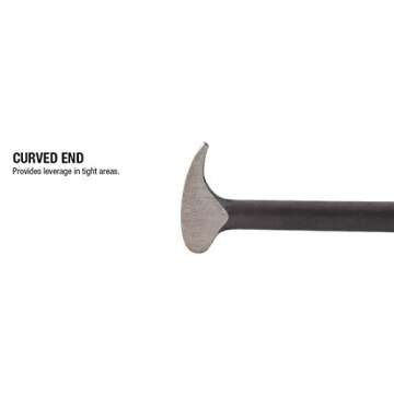 SUNEX TOOLS 9804 Rolling Head Pry Bar Set, 6-Inch - 20-Inch, 4-Piece