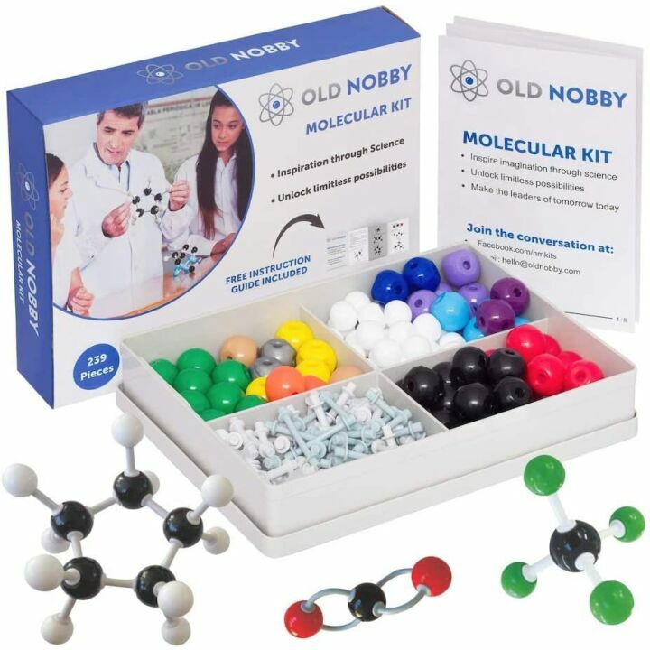 Organic Chemistry Model Kit - 239 pcs for Students