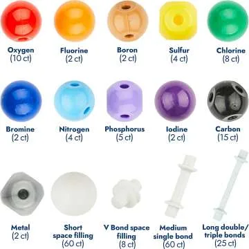 Organic Chemistry Model Kit - 239 pcs for Students