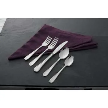 Oneida Flight 12-Piece Stainless Steel Flatware Set, Service for 4