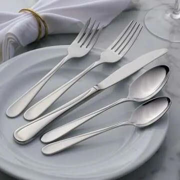 Oneida Flight 12-Piece Stainless Steel Flatware Set, Service for 4