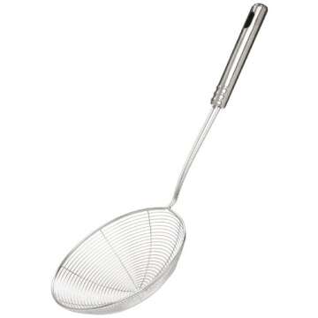 ExcelSteel Stainless Steel Strainer - Sleek and Durable Kitchen Tool