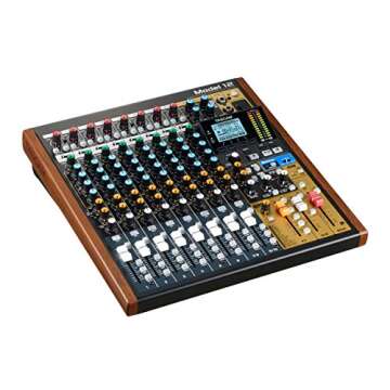 Tascam Model 12 All-in-One 12-track Digital Multitrack Mixing and Recording Studio, Mixer, USB Audio Interface and DAW Controller