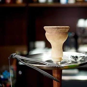 2 Packs Tongs Sets Stainless Steel Charcoal Tongs Metal Narguile Shisha Coals Tongs with Long Pokers Accessories Tong Clips