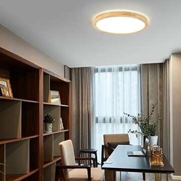 Vikaey Modern LED Ceiling Light for Stylish Home Decor