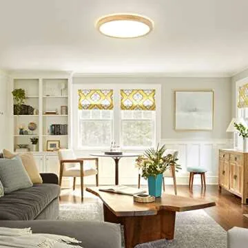 Vikaey Modern LED Ceiling Light for Stylish Home Decor