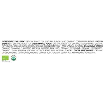 Tea Forte Single Steeps Loose Leaf Classic Tea Sampler, Assorted Variety Tea Box, Single Serve Pouches, 15 Count (Pack of 1)