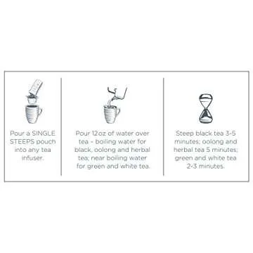 Tea Forte Single Steeps Loose Leaf Classic Tea Sampler, Assorted Variety Tea Box, Single Serve Pouches, 15 Count (Pack of 1)