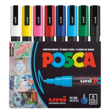 uni-ball Uni POSCA Permanent Specialty Marker 8/Pack