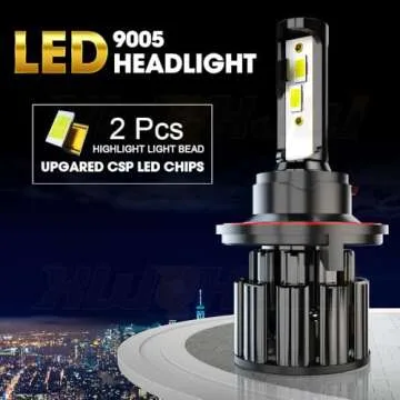 XWQHJW Compatible for Ford F250 High Low Beam Fog Lights F350 Super Duty F450 2005 2006 2007 2008 2009 2010 2011 2012 2013 2014 2015 2016 2017 2018 2019 2020 2021 2022, Powersports Bulbs, 6-Pack