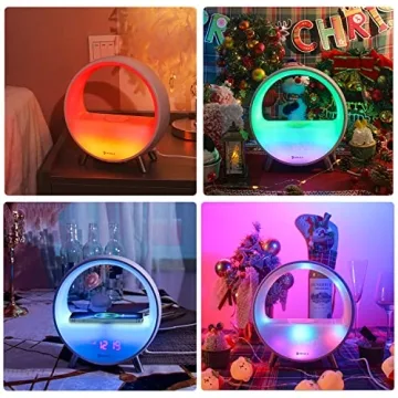 Dekala Arches Alarm Clock with Wireless Charging & Sound Machine