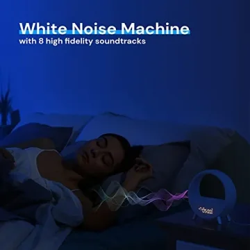 Dekala Arches Alarm Clock with Wireless Charging & Sound Machine