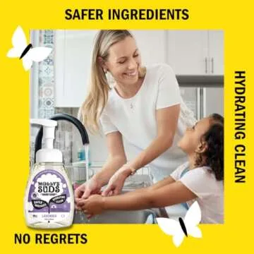Molly's Suds Foaming Hand Soap - Made with Aloe and Coconut Oil | Moisturizing Hand Wash | Clean Ingredients, Infused with Essential Oils | Lavender - 8.25 Oz (Pack of 3)
