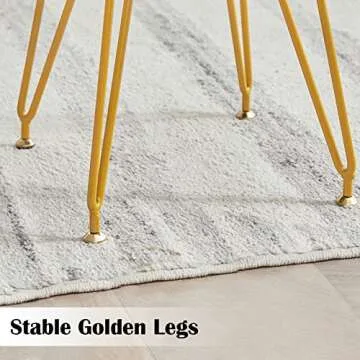 Stylish Velvet Vanity Stool for Makeup and Extra Seating